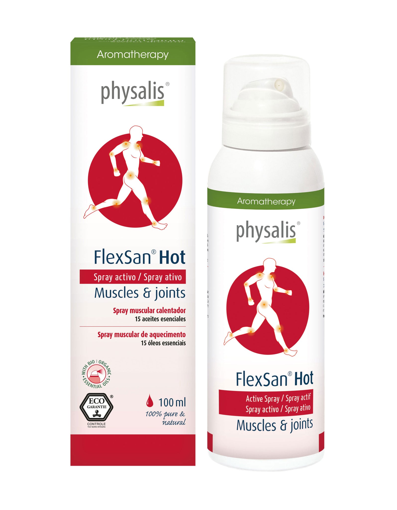Spray muscular efecto calor - Flexsan Hot Spray